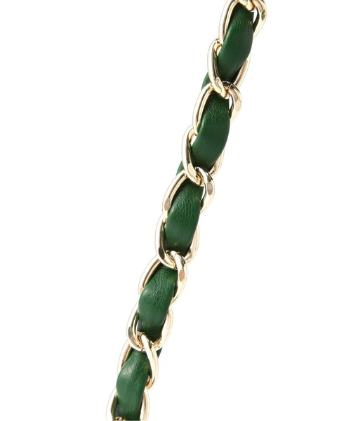 NATURAL BEAUTY BASIC（ナチュラルビューティーベーシック）の「キャラメルポシェット（ショルダーバッグ・レディース・ブラック/グリーン・ﾌﾘ-）」の11枚目の写真