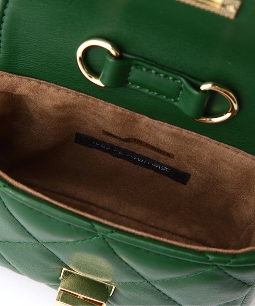 NATURAL BEAUTY BASIC（ナチュラルビューティーベーシック）の「キャラメルポシェット（ショルダーバッグ・レディース・ブラック/グリーン・ﾌﾘ-）」の13枚目の写真