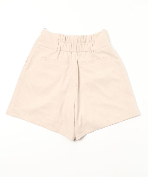 Brownie（ブラウニー）の「Brownie ハイウエストフロントタックショートパンツ（その他パンツ・レディース・ブラック/ブラウン/グレー/ライトベージュ・FREE）」の5枚目の写真