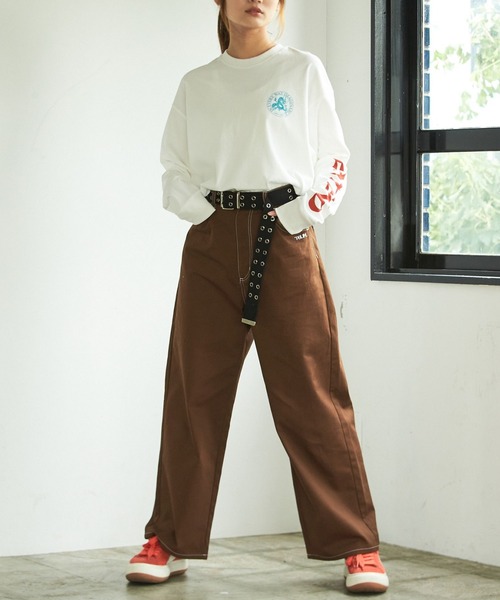 PBLIM(ページボーイリム)の「PAGEBOYLIM/ドラゴングラフィックロンT(Tシャツ/カットソー・レディース・ブラック/オフホワイト・LARGE/MEDIUM)」の3枚目の写真
