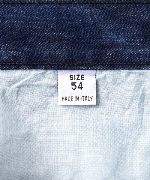 MILITARY(ミリタリー)の「実物 新品 デッドストック イタリア軍 デニムワークパンツ バック刺繍 イタリア製(デニムパンツ・メンズ・インディゴブルー・54/42/52)」の10枚目の写真