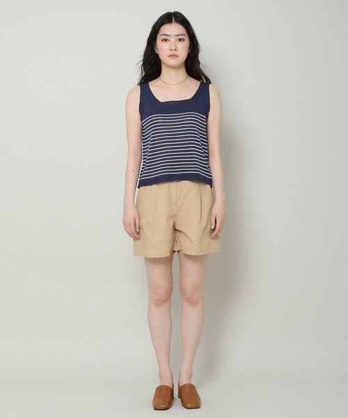 ALAND(エーランド)の「3.3 Field Trip/PLEATED WIDE ショートパンツ 2353163(その他パンツ・レディース・ネイビー/ベージュ/クリーム・FREE)」の16枚目の写真