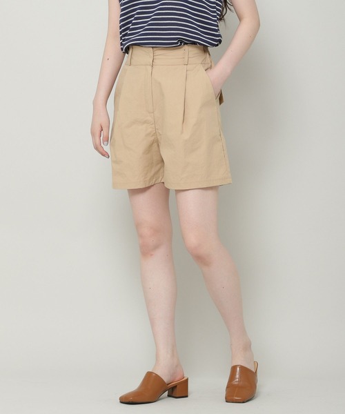 ALAND(エーランド)の「3.3 Field Trip/PLEATED WIDE ショートパンツ 2353163(その他パンツ・レディース・ネイビー/ベージュ/クリーム・FREE)」の19枚目の写真