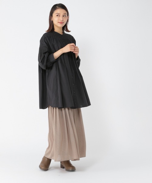 studio CLIP（スタディオクリップ）の「長袖ブラウス（シャツ/ブラウス・レディース・オフホワイト・FREE）」の2枚目の写真