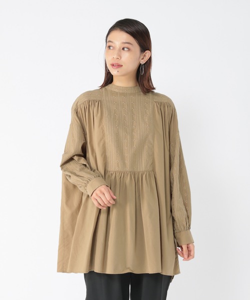 studio CLIP（スタディオクリップ）の「長袖ブラウス（シャツ/ブラウス・レディース・オフホワイト・FREE）」の7枚目の写真