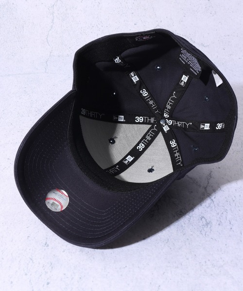 NEW ERA（ニューエラ）の「【NEW ERA/ニューエラ】39THIRTY LEAGUE BASIC CAP/ベースボール ロゴ ローキャップ（キャップ・メンズ・ネイビー/ブラック/ダークネイビー/ブラック系その他/ブルー・ML）」の9枚目の写真