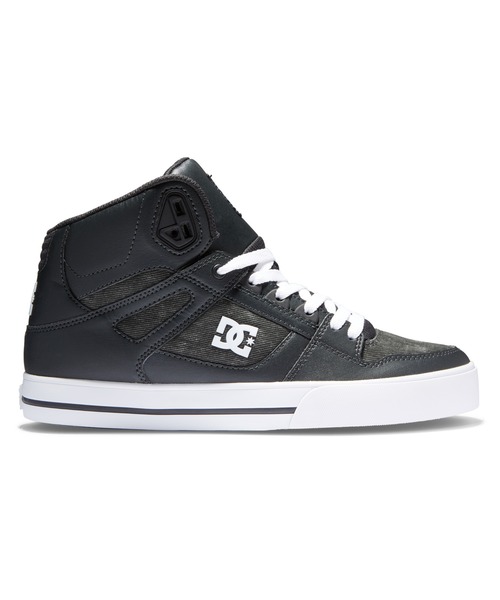 DC SHOES(ディーシーシューズ)の「PURE HIGH-TOP WC SE/DCハイカットスニーカー(スニーカー・メンズ・ウィート/ブラック・26cm/25.5cm/24cm/26.5cm/24.5cm/28cm/28.5cm/29cm/27.5cm/23.5cm/27cm/25cm/23cm/30cm/31cm)」の3枚目の写真
