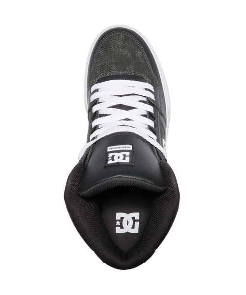 DC SHOES(ディーシーシューズ)の「PURE HIGH-TOP WC SE/DCハイカットスニーカー(スニーカー・メンズ・ウィート/ブラック・26cm/25.5cm/24cm/26.5cm/24.5cm/28cm/28.5cm/29cm/27.5cm/23.5cm/27cm/25cm/23cm/30cm/31cm)」の4枚目の写真