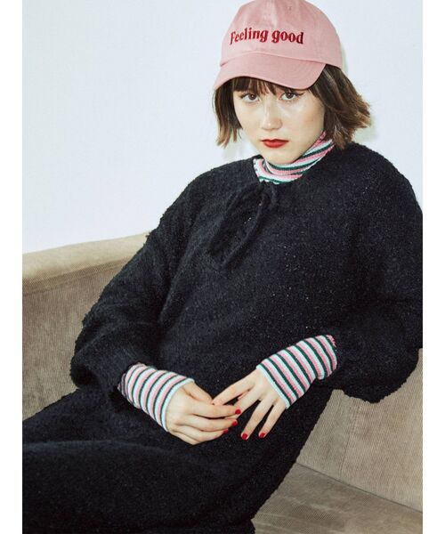 jouetie（ジュエティ）の「カラーロゴキャップ（キャップ・レディース・ピンク/ブラック・FREE）」の11枚目の写真