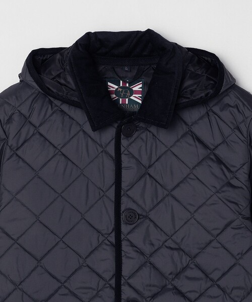SHIPS（シップス）の「LAVENHAM: DENSTON ジャケット（チェスターコート・メンズ・ネイビー/ブラック・36/38/40）」の6枚目の写真