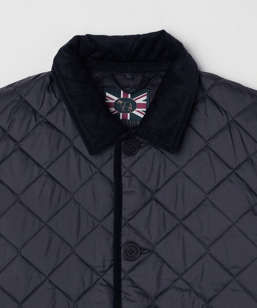 SHIPS（シップス）の「LAVENHAM: DENSTON ジャケット（チェスターコート・メンズ・ネイビー/ブラック・36/38/40）」の7枚目の写真