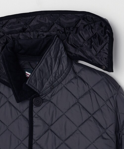 SHIPS（シップス）の「LAVENHAM: DENSTON ジャケット（チェスターコート・メンズ・ネイビー/ブラック・36/38/40）」の8枚目の写真