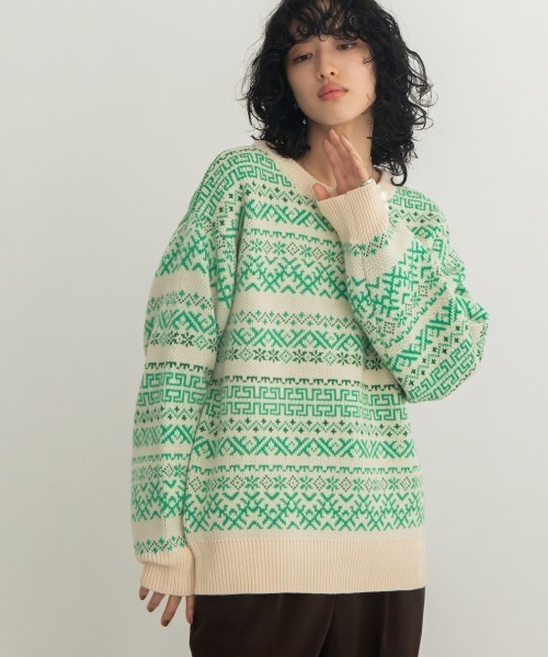 ノルディックバーズアイニット（ニット/セーター）｜VACANCY