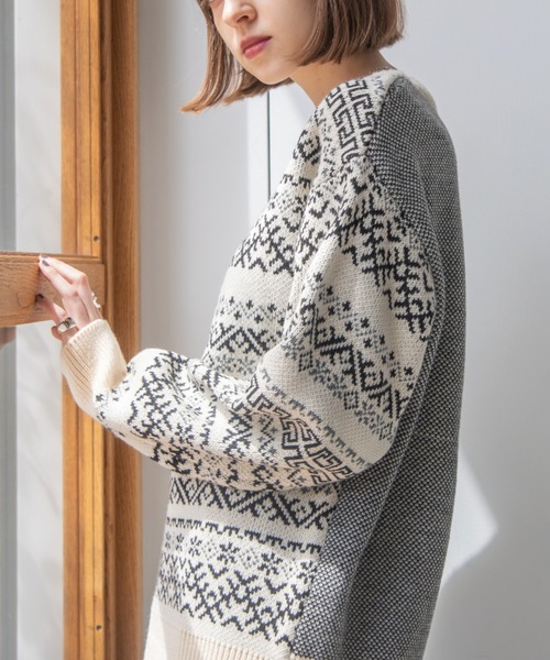 ノルディックバーズアイニット（ニット/セーター）｜VACANCY
