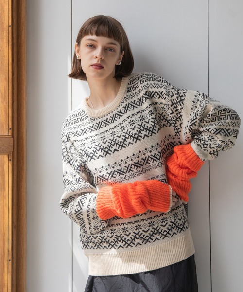 ノルディックバーズアイニット（ニット/セーター）｜VACANCY