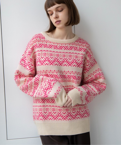 ノルディックバーズアイニット（ニット/セーター）｜VACANCY