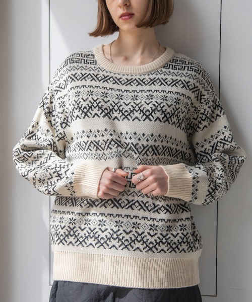 ノルディックバーズアイニット（ニット/セーター）｜VACANCY