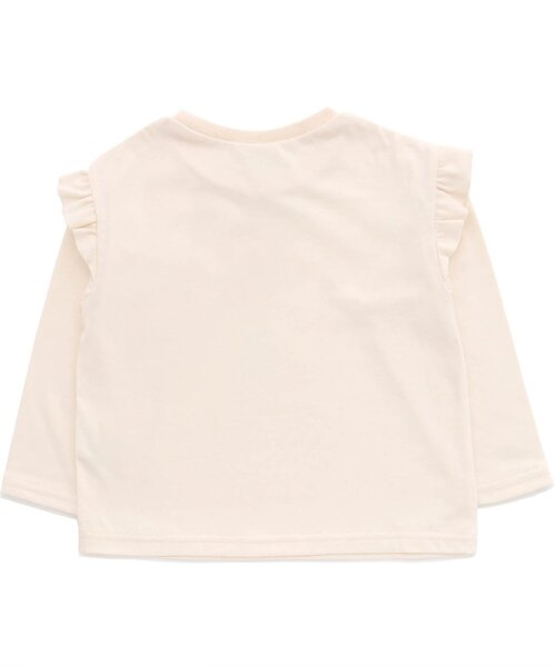 apres les cours(アプレレクール)の「GIRLSモチーフ肩フリルTシャツ(Tシャツ/カットソー・キッズ・アイボリー/レッド/ラベンダー・130/110/140/120/100/80/90)」の7枚目の写真