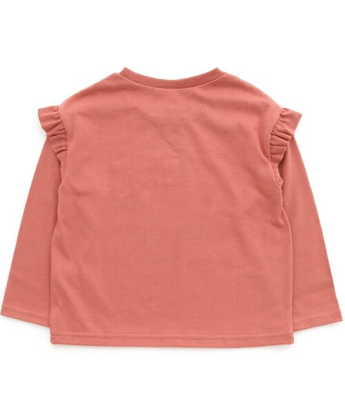apres les cours(アプレレクール)の「GIRLSモチーフ肩フリルTシャツ(Tシャツ/カットソー・キッズ・アイボリー/レッド/ラベンダー・130/110/140/120/100/80/90)」の9枚目の写真