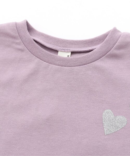 apres les cours(アプレレクール)の「GIRLSモチーフ肩フリルTシャツ(Tシャツ/カットソー・キッズ・アイボリー/レッド/ラベンダー・130/110/140/120/100/80/90)」の10枚目の写真