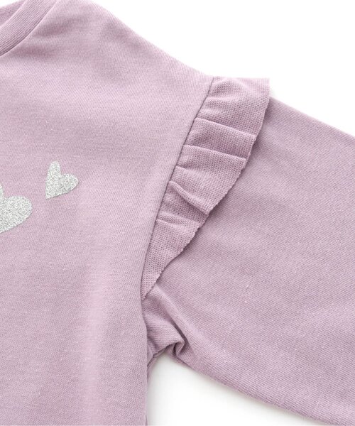apres les cours(アプレレクール)の「GIRLSモチーフ肩フリルTシャツ(Tシャツ/カットソー・キッズ・アイボリー/レッド/ラベンダー・130/110/140/120/100/80/90)」の11枚目の写真