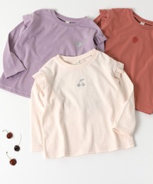 GIRLSモチーフ肩フリルTシャツ