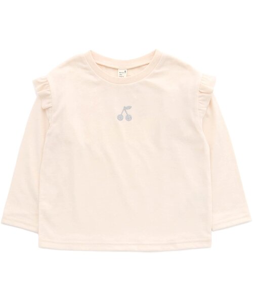 apres les cours(アプレレクール)の「GIRLSモチーフ肩フリルTシャツ(Tシャツ/カットソー・キッズ・アイボリー/レッド/ラベンダー・130/110/140/120/100/80/90)」の15枚目の写真