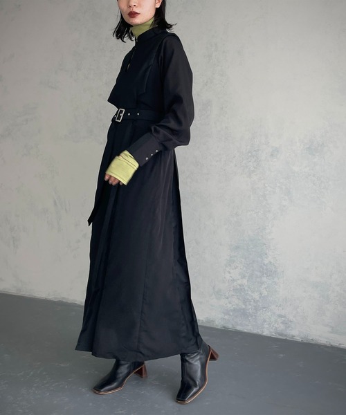 &g'aime(アンジェム)の「【&g’aime】レイヤードワンピース(ワンピース・レディース・ブラック/ブラウン・FREE)」の7枚目の写真