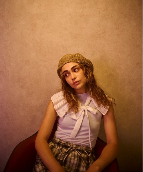 HUNTISM（ハンティズム）の「HUNTISM ハンティズム / Switching Beret スウィッチングベレー / htm231014（ハンチング/ベレー帽・メンズ・ブラック/ベージュ/グレー・FREE）」の10枚目の写真