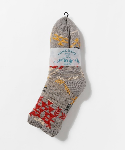 JamgardEn/ジャムガーデン HOME SOCKS C.裏ボア ネイティブ（ソックス