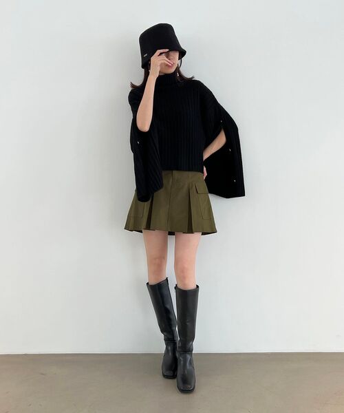 MAJESTIC LEGON（マジェスティックレゴン）の「カーゴミニスカパン（その他パンツ・レディース・ベージュ/ブラウン/カーキオリーブ・MEDIUM）」の18枚目の写真