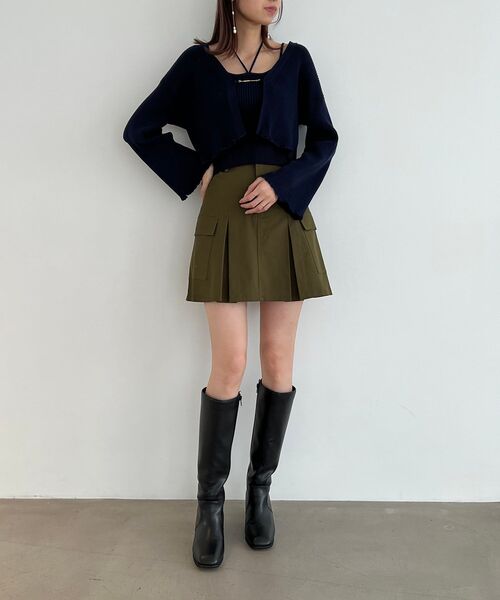 MAJESTIC LEGON（マジェスティックレゴン）の「カーゴミニスカパン（その他パンツ・レディース・ベージュ/ブラウン/カーキオリーブ・MEDIUM）」の22枚目の写真