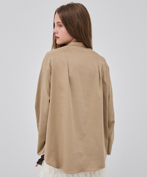 PUBLIC TOKYO（パブリックトウキョウ）の「【岐阜県産】【オケージョン対応】ブラウス×ジャンスカセットマルチウェイワンピース（ワンピース・レディース・ブラック/ベージュ・FREE）」の12枚目の写真