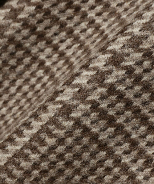 BEAMS別注 TAGLIATORE グレンチェックバルカラーコート SAM BEAMS F（ビームスF）【別注】MACKINTOSH / BALFIELD ウール