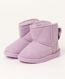 Kids Foret | 【撥水加工】りぼん付きムートンブーツ(ブーツ)