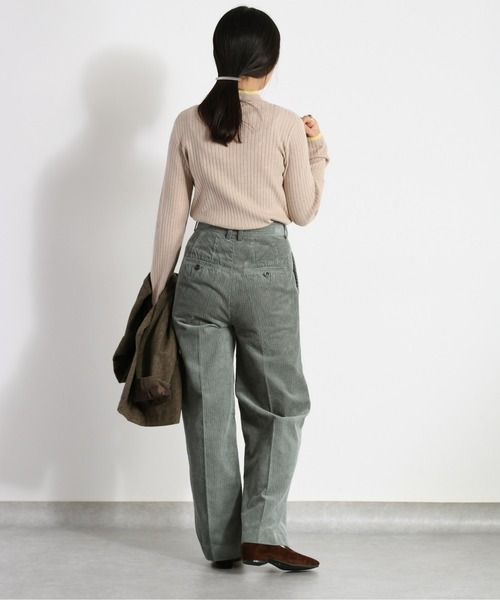 cepo(セポ)の「モチモチハイショクリブタートル(ニット/セーター・レディース・オレンジ/ベージュ/グリーン/オフホワイト/ブラック・M)」の12枚目の写真