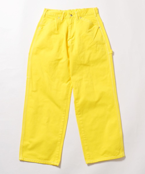 手描きアート イエローペインターパンツ ヴィンテージ 手描きアート イエローペインターパンツ ヴィンテージ - メルカリ