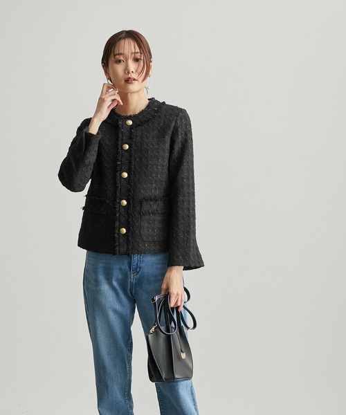 ROPE' PICNIC（ロペピクニック）の「ツイードノーカラー