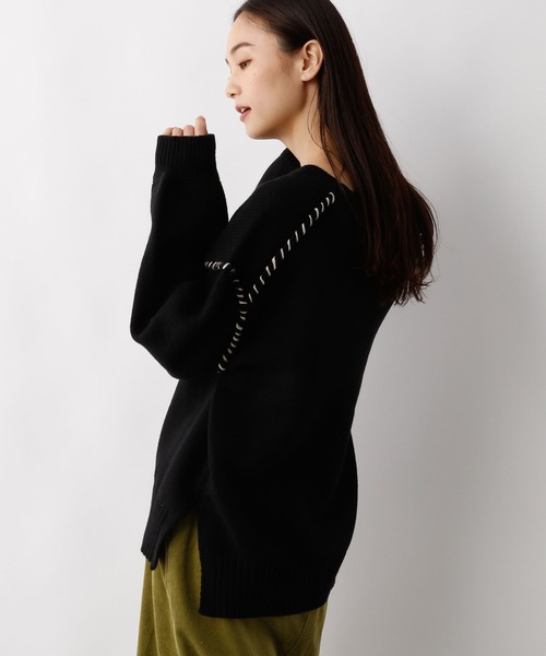 GLOBAL WORK（グローバルワーク）の「ハンドステッチニットプル