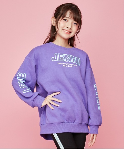 JENNI love（ジェニィラブ）の「裏起毛えり付きショート丈