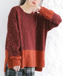 osharewalker | 『配色ミックスヤーンニット』(ニット/セーター)