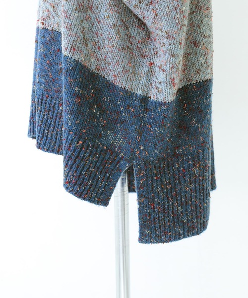 osharewalker（オシャレウォーカー）の「【廃盤】『配色ミックスヤーンニット』（ニット/セーター・レディース・ベージュ/ボルドー/ダークグリーン/グレイッシュブルー・FREE）」の19枚目の写真