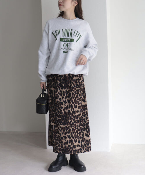 fredy emue（フレディエミュ）の「【3WAY】レオパード＋チュールレイヤードスカート（スカート・レディース・ブラック系その他/ベージュ系その他・38/36）」の11枚目の写真