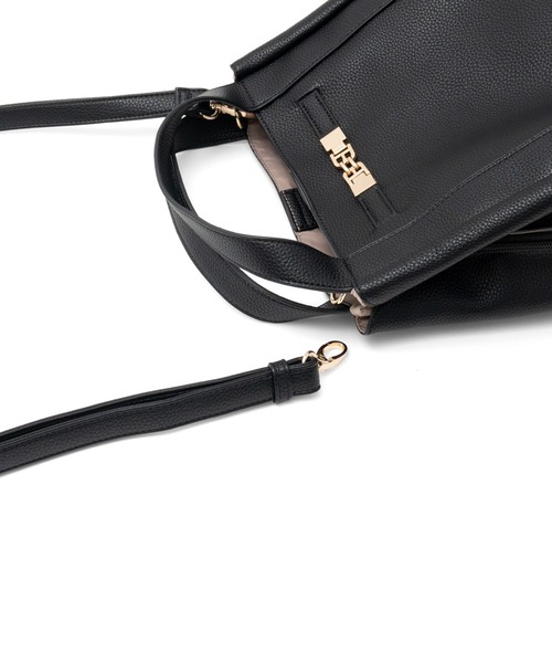 VitaFelice（ヴィータフェリーチェ）の「３スペース2wayハンドバッグ（ハンドバッグ・レディース・ブラック/ライトグレー/モカ/チャコール・FREE）」の9枚目の写真