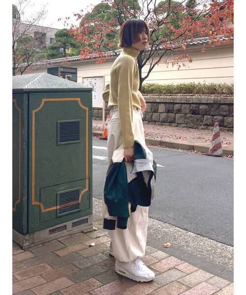 Ungrid(アングリッド)の「ウォッシャブルタートルニット(ニット/セーター・レディース・ピンク/ライトグリーン/イエロー/レッド/ブラック/ヘザーグレー・FREE)」の14枚目の写真