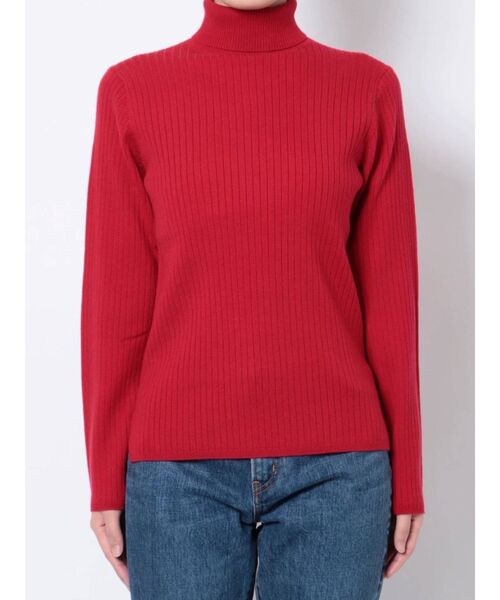 Ungrid(アングリッド)の「ウォッシャブルタートルニット(ニット/セーター・レディース・ピンク/ライトグリーン/イエロー/レッド/ブラック/ヘザーグレー・FREE)」の17枚目の写真