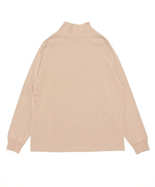 KELTY(ケルティ)の「KELTY/ケルティ ミニロゴL/SハイネックTシャツ(Tシャツ/カットソー・メンズ・ベージュ/ブラック/ホワイト・M/L/S/XL)」の4枚目の写真