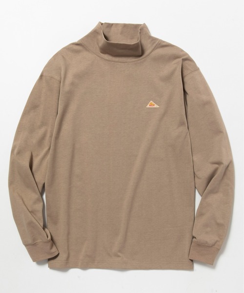 KELTY(ケルティ)の「KELTY/ケルティ ミニロゴL/SハイネックTシャツ(Tシャツ/カットソー・メンズ・ベージュ/ブラック/ホワイト・M/L/S/XL)」の3枚目の写真