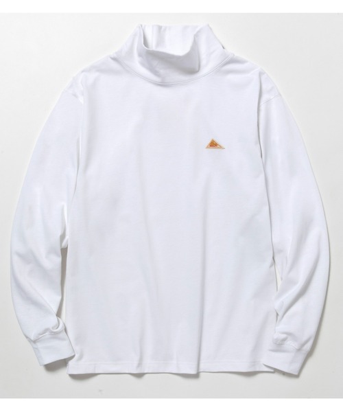 KELTY(ケルティ)の「KELTY/ケルティ ミニロゴL/SハイネックTシャツ(Tシャツ/カットソー・メンズ・ベージュ/ブラック/ホワイト・M/L/S/XL)」の2枚目の写真