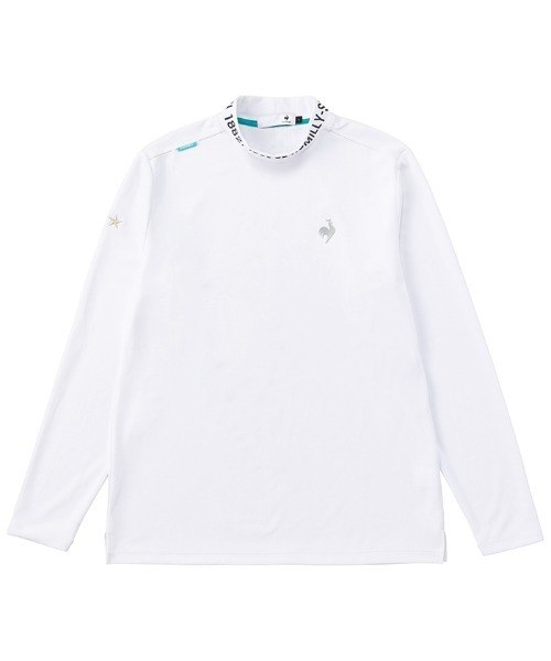 le coq sportif GOLF(ルコックスポルティフゴルフ)の「【YOSHINORI KOTAKE(ヨシノリ コタケ)監修】長袖ハイネックシャツ リジューム 防風 ストレッチ 保温 ECO ゴルフウェア メンズ(シャツ/ブラウス・メンズ・エメラルド/ブラック/ホワイト・M/L/XL)」の2枚目の写真